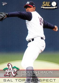 2008 MultiAd South Atlantic League Top Prospects #8 Jhoulys Chacin Front