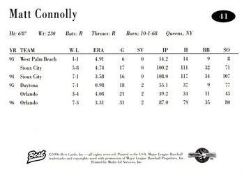 1996 Best AA All-Stars #41 Matt Connolly Back