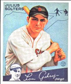1985 Galasso 1934 Goudey (reprint) #30 Moose Solters Front