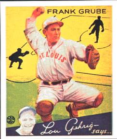 1985 Galasso 1934 Goudey (reprint) #64 Frank Grube Front