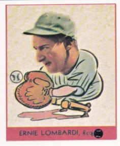1985 Galasso 1938 Goudey Heads Up (reprint) #246 Ernie Lombardi Front
