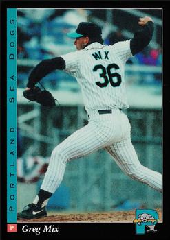 1995 Portland Sea Dogs #NNO Greg Mix Front