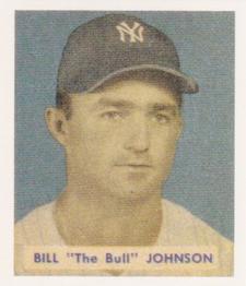 1988 1949 Bowman Reprint #129 Bill Johnson Front