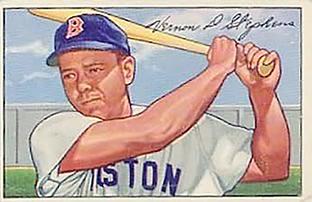 1987 Card Collectors 1952 Bowman Reprint #9 Vern Stephens Front