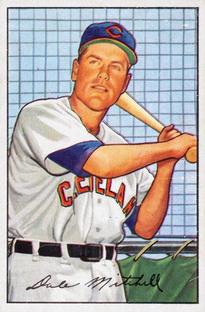 1987 Card Collectors 1952 Bowman Reprint #239 Dale Mitchell Front