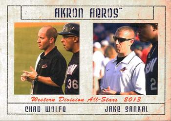 2013 Grandstand Eastern League All-Stars #4 Chad Wolfe / Jake Sankal Front