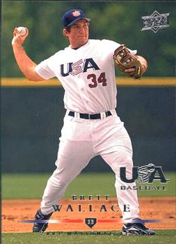2008 Upper Deck - USA National Team #USA-3 Brett Wallace Front