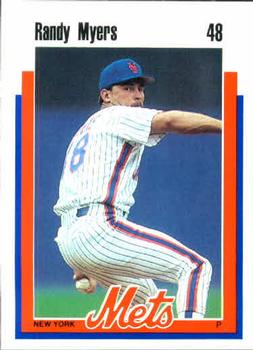 1989 Kahn's New York Mets #NNO Randy Myers Front