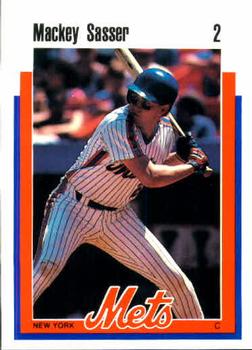 1989 Kahn's New York Mets #NNO Mackey Sasser Front