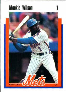 1989 Kahn's New York Mets #NNO Mookie Wilson Front