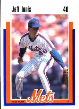 1989 Kahn's New York Mets #NNO Jeff Innis Front
