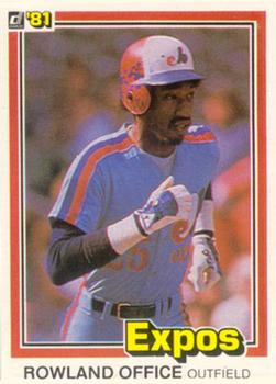 1981 Donruss #213 Rowland Office Front