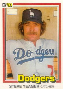 1981 Donruss #297 Steve Yeager Front