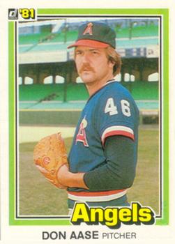 1981 Donruss #411 Don Aase Front
