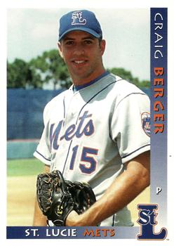 1999 Grandstand St. Lucie Mets #NNO Craig Berger Front