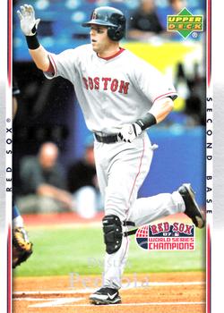 2007 Upper Deck World Series Champions Boston Red Sox #19 Dustin Pedroia Front
