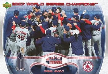 2007 Upper Deck World Series Champions Boston Red Sox #WSCC 2007 World Series Champions Front