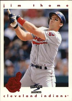 1997 Score Cleveland Indians Update #3 Jim Thome Front
