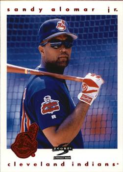 1997 Score Cleveland Indians Update #9 Sandy Alomar Jr. Front