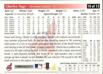 1997 Score Cleveland Indians Update #10 Charles Nagy Back
