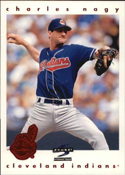 1997 Score Cleveland Indians Update #10 Charles Nagy Front
