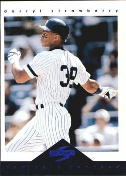 1997 Score New York Yankees #4 Darryl Strawberry Front