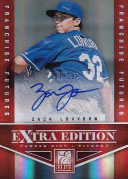 2012 Panini Elite Extra Edition - Franchise Futures Signatures #66 Zach Lovvorn Front