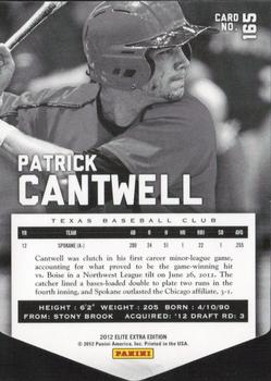 2012 Panini Elite Extra Edition - Status Orange #165 Patrick Cantwell Back
