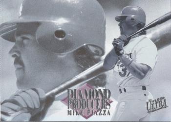 1996 Ultra - Diamond Producers #7 Mike Piazza Front