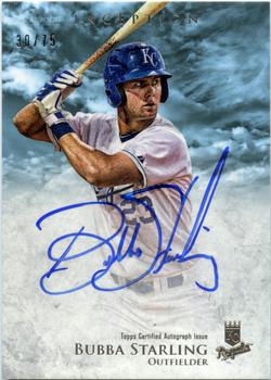 2013 Bowman Inception - Blue #PA-BS Bubba Starling Front