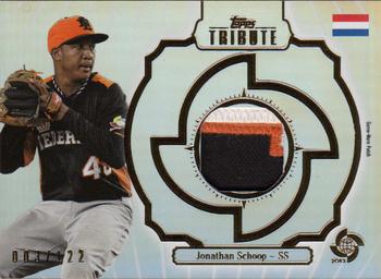 2013 Topps Tribute WBC - Prime Patches #WPP-JS Jonathan Schoop Front
