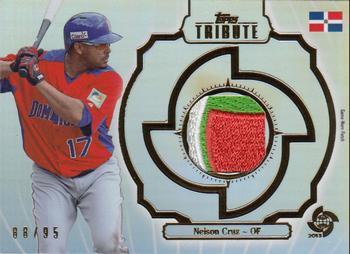 2013 Topps Tribute WBC - Prime Patches #WPP-NC Nelson Cruz Front