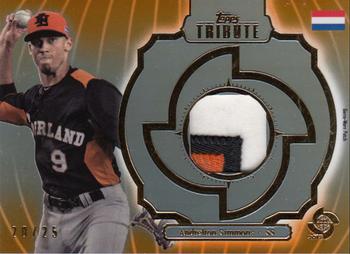 2013 Topps Tribute WBC - Prime Patches Orange #WPP-AS Andrelton Simmons Front