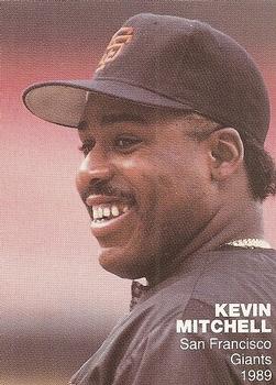 1989 Pacific Cards & Comics Baseball's Best Five (unlicensed) #2 Kevin Mitchell Front