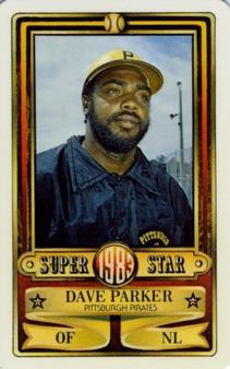 1983 Perma-Graphics Super Stars Credit Cards #11 Dave Parker Front
