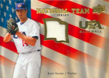 2008 Upper Deck - USA National Team Jerseys #USA-BH Brett Hunter Front