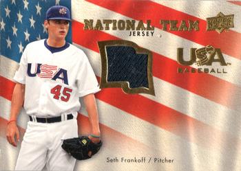 2008 Upper Deck - USA National Team Jerseys #USA-SF Seth Frankoff Front