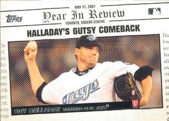 2008 Topps - Year in Review #YR61 Roy Halladay Front