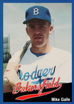 1991 Cal League Bakersfield Dodgers #16 Mike Galle Front
