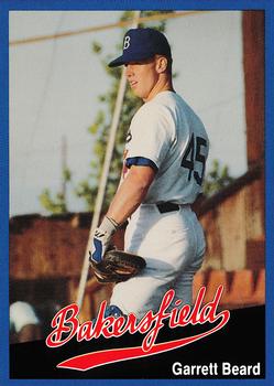 1991 Cal League Bakersfield Dodgers #23 Garrett Beard Front