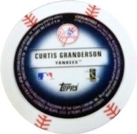 2013 Topps MLB Chipz #NNO Curtis Granderson Back