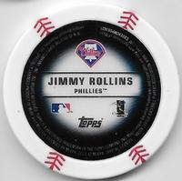 2013 Topps MLB Chipz #NNO Jimmy Rollins Back