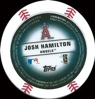 2013 Topps MLB Chipz #NNO Josh Hamilton Back