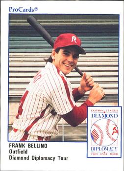 1989 ProCards Eastern League Diamond Diplomacy #DD39 Frank Bellino Front