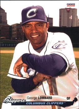 2009 Choice Columbus Clippers #22 George Lombard Front