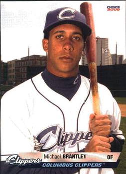 2009 Choice Columbus Clippers #4 Michael Brantley Front