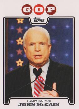 2008 Topps - Campaign 2008 #C08-JM John McCain Front