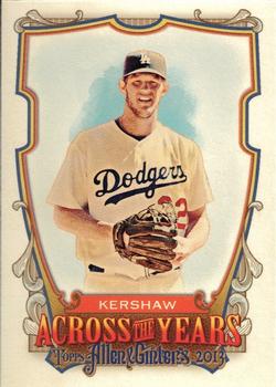 2013 Topps Allen & Ginter - Across the Years #ATY-CKW Clayton Kershaw Front