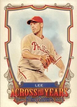 2013 Topps Allen & Ginter - Across the Years #ATY-CL Cliff Lee Front