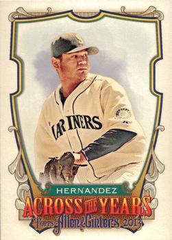 2013 Topps Allen & Ginter - Across the Years #ATY-FH Felix Hernandez Front